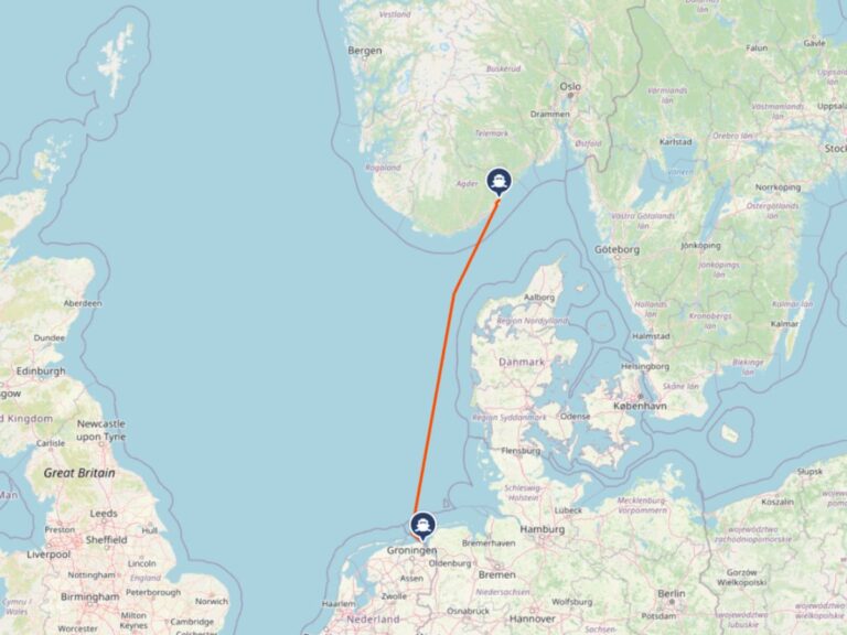 Eemshaven - Arendal (Eydehavn)